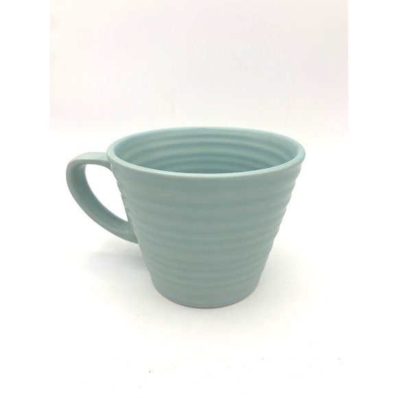 2007 Starbucks Mint Green Mocha, Ribbed, Coffee Mug/Cup, 9oz - Picture 3 of 7